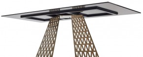 Стол ENNA 220 KL-188 Контрастный мрамор матовый, итальянская керамика/ каркас цвета шампань, ®DISAUR в Краснокамске - krasnokamsk.ok-mebel.com | фото 12