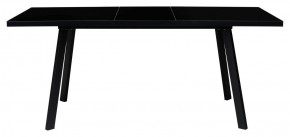 Стол ФИН 120 Черный, стекло/ Черный каркас М-City в Краснокамске - krasnokamsk.ok-mebel.com | фото