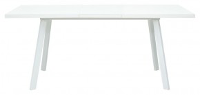 Стол ФИН 140 Белый, стекло/ Белый каркас М-City в Краснокамске - krasnokamsk.ok-mebel.com | фото 2