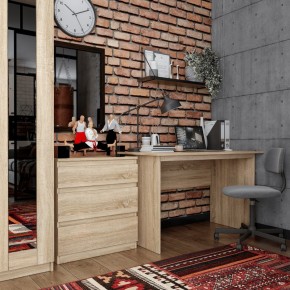 Стол КАСТОР письменный 120х65, цвет Дуб Сонома в Краснокамске - krasnokamsk.ok-mebel.com | фото 3