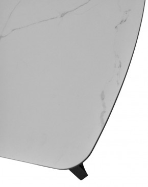 Стол RASMUS 160 TL-45 Белый мрамор, испанская керамика / черный каркас, ®DISAUR в Краснокамске - krasnokamsk.ok-mebel.com | фото 6