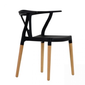 Стул Barneo N-218 Wishbone интерьерный кухонный черный в Краснокамске - krasnokamsk.ok-mebel.com | фото
