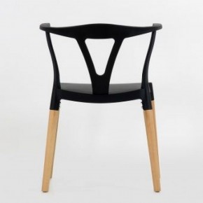 Стул Barneo N-218 Wishbone интерьерный кухонный черный в Краснокамске - krasnokamsk.ok-mebel.com | фото 2