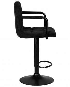 Стул барный DOBRIN KRUGER ARM BLACK, черный вельвет (LAR-E2041-52) в Краснокамске - krasnokamsk.ok-mebel.com | фото 3