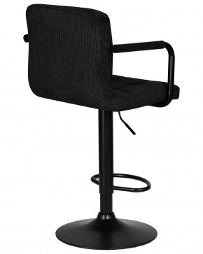 Стул барный DOBRIN KRUGER ARM BLACK, черный вельвет (LAR-E2041-52) в Краснокамске - krasnokamsk.ok-mebel.com | фото 4