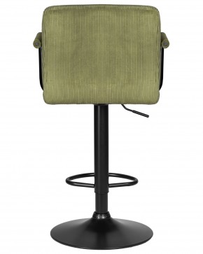 Стул барный DOBRIN KRUGER ARM BLACK, зеленый вельвет (LAR-E2041-7) в Краснокамске - krasnokamsk.ok-mebel.com | фото 5