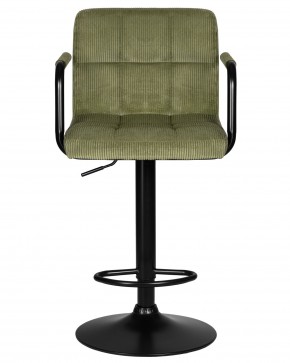Стул барный DOBRIN KRUGER ARM BLACK, зеленый вельвет (LAR-E2041-7) в Краснокамске - krasnokamsk.ok-mebel.com | фото 6