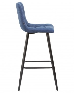 Стул барный DOBRIN NICOLE, черные матовые ножки, синяя ткань (UF860-14B) в Краснокамске - krasnokamsk.ok-mebel.com | фото 3