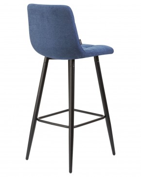 Стул барный DOBRIN NICOLE, черные матовые ножки, синяя ткань (UF860-14B) в Краснокамске - krasnokamsk.ok-mebel.com | фото 4