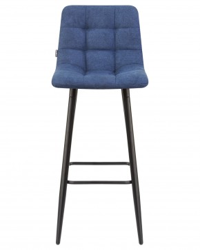 Стул барный DOBRIN NICOLE, черные матовые ножки, синяя ткань (UF860-14B) в Краснокамске - krasnokamsk.ok-mebel.com | фото 6