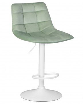 Стул барный DOBRIN TAILOR WHITE, пудрово-мятный велюр (MJ9-87) в Краснокамске - krasnokamsk.ok-mebel.com | фото