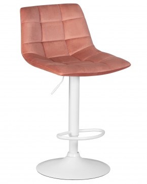 Стул барный DOBRIN TAILOR WHITE, пудрово-розовый велюр (MJ9-32) в Краснокамске - krasnokamsk.ok-mebel.com | фото