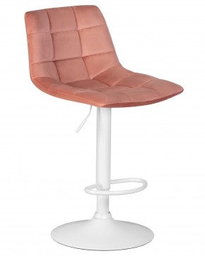 Стул барный DOBRIN TAILOR WHITE, пудрово-розовый велюр (MJ9-32) в Краснокамске - krasnokamsk.ok-mebel.com | фото 2