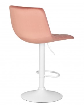 Стул барный DOBRIN TAILOR WHITE, пудрово-розовый велюр (MJ9-32) в Краснокамске - krasnokamsk.ok-mebel.com | фото 4
