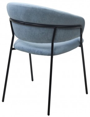 Стул ГЕММА, цвет RAIN 13 blue, велюр / черный каркас М-City в Краснокамске - krasnokamsk.ok-mebel.com | фото 9