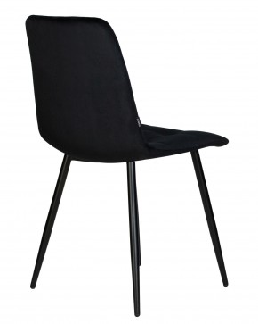 Стул обеденный DOBRIN CHILLY, Черный Holland 75, основание черное в Краснокамске - krasnokamsk.ok-mebel.com | фото 5