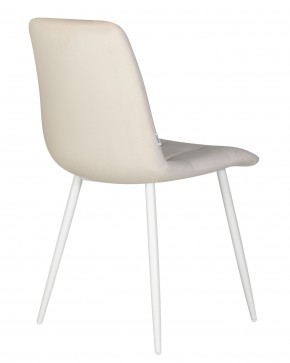 Стул обеденный DOBRIN CHILLY, Кремовый Holland 05, основание белое в Краснокамске - krasnokamsk.ok-mebel.com | фото 5