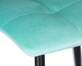 Стул обеденный DOBRIN CHILLY, Мятный Holland 50, основание черное в Краснокамске - krasnokamsk.ok-mebel.com | фото 8