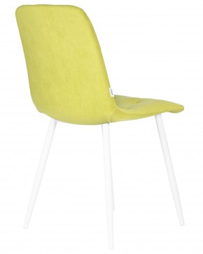 Стул обеденный DOBRIN CHILLY ROMBO, Лайм Simple 14, основание белый в Краснокамске - krasnokamsk.ok-mebel.com | фото 4