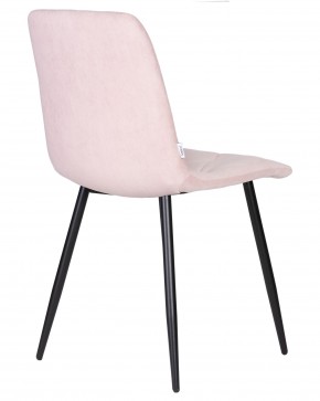 Стул обеденный DOBRIN CHILLY ROMBO, Розовый Simple 03, основание черное в Краснокамске - krasnokamsk.ok-mebel.com | фото 4
