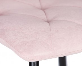 Стул обеденный DOBRIN CHILLY ROMBO, Розовый Simple 03, основание черное в Краснокамске - krasnokamsk.ok-mebel.com | фото 7