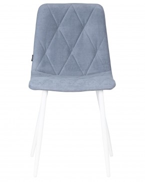 Стул обеденный DOBRIN CHILLY ROMBO, Серо-голубой Simple 26, основание белый в Краснокамске - krasnokamsk.ok-mebel.com | фото 6