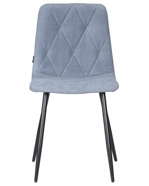 Стул обеденный DOBRIN CHILLY ROMBO, Серо-голубой Simple 26, основание черное в Краснокамске - krasnokamsk.ok-mebel.com | фото 6