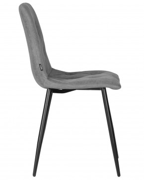 Стул обеденный DOBRIN CHILLY ROMBO, Серый Simple 33, основание черное в Краснокамске - krasnokamsk.ok-mebel.com | фото 3