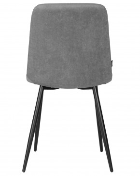 Стул обеденный DOBRIN CHILLY ROMBO, Серый Simple 33, основание черное в Краснокамске - krasnokamsk.ok-mebel.com | фото 5