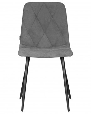 Стул обеденный DOBRIN CHILLY ROMBO, Серый Simple 33, основание черное в Краснокамске - krasnokamsk.ok-mebel.com | фото 6