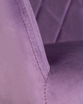 Стул обеденный DOBRIN ROBERT, черные матовые ножки, велюр V108-45 Темно-фиолетовый в Краснокамске - krasnokamsk.ok-mebel.com | фото 7