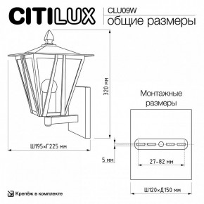 Светильник на штанге Citilux FORTS CLU09W в Краснокамске - krasnokamsk.ok-mebel.com | фото 9