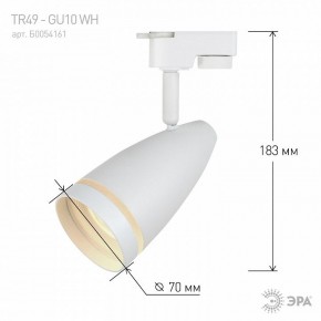 Светильник на штанге Эра  TR49 - GU10 WH в Краснокамске - krasnokamsk.ok-mebel.com | фото 4