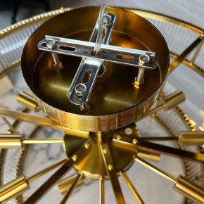 Светильник на штанге Imperiumloft RH Marais Round Chandelier 40,2668 в Краснокамске - krasnokamsk.ok-mebel.com | фото 15