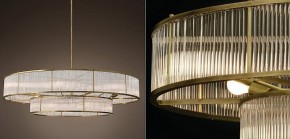 Светильник на штанге Imperiumloft RH Marais Round Chandelier 40,2668 в Краснокамске - krasnokamsk.ok-mebel.com | фото 2