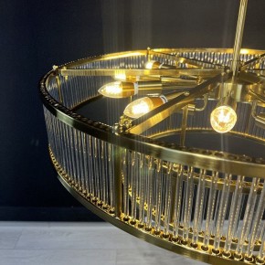 Светильник на штанге Imperiumloft RH Marais Round Chandelier 40,2668 в Краснокамске - krasnokamsk.ok-mebel.com | фото 6