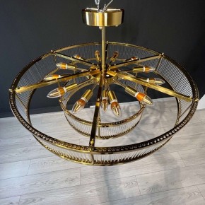 Светильник на штанге Imperiumloft RH Marais Round Chandelier 40,2668 в Краснокамске - krasnokamsk.ok-mebel.com | фото 8