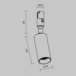 Светильник на штанге Maytoni Focus Led TR201-1-10W3K-M-B в Краснокамске - krasnokamsk.ok-mebel.com | фото 7