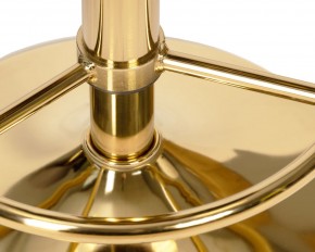 Табурет барный DOBRIN BRUNO GOLD, черный велюр (MJ9-101) в Краснокамске - krasnokamsk.ok-mebel.com | фото 2