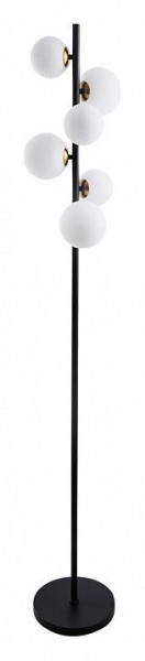 Торшер Arte Lamp Gemini A2243PN-6BK в Краснокамске - krasnokamsk.ok-mebel.com | фото