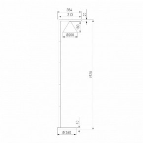 Торшер Elektrostandard Bevel a068473 в Краснокамске - krasnokamsk.ok-mebel.com | фото 2