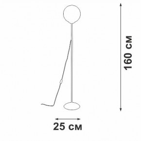 Торшер Vitaluce V2842 V2842-0/1P в Краснокамске - krasnokamsk.ok-mebel.com | фото 3