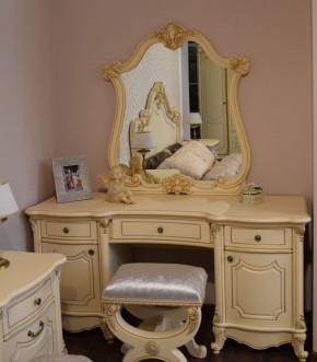 Туалетный стол + Зеркало Мона Лиза (крем) в Краснокамске - krasnokamsk.ok-mebel.com | фото 6