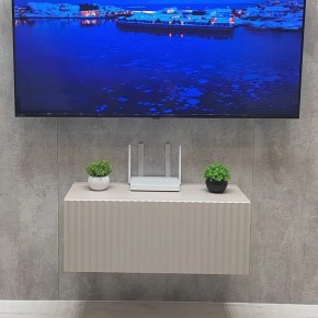 Тумба подвесная под ТВ LINES MTV1-MA 750 Бежевый (Леда-М 10.1.5) в Краснокамске - krasnokamsk.ok-mebel.com | фото 5
