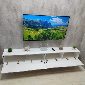 Тумба подвесная под ТВ LINES MTV4-MA 1150 Белый глянец (Белый-M 10.1.1) в Краснокамске - krasnokamsk.ok-mebel.com | фото 12