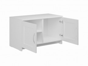 Тумба СИРИУС двухдверная низкая, цвет белый в Краснокамске - krasnokamsk.ok-mebel.com | фото 2