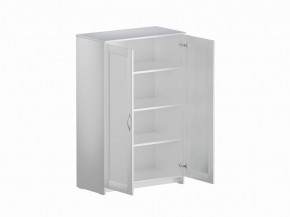 Тумба СИРИУС двухдверная высокая, цвет белый в Краснокамске - krasnokamsk.ok-mebel.com | фото 3