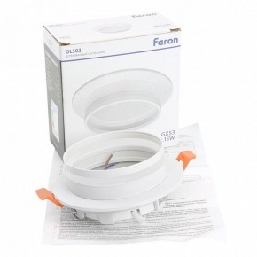 Встраиваемый светильник Feron DL502 51089 в Краснокамске - krasnokamsk.ok-mebel.com | фото 9
