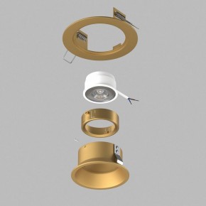 Встраиваемый светильник Lightstar Domino D61303GMOD в Краснокамске - krasnokamsk.ok-mebel.com | фото 3