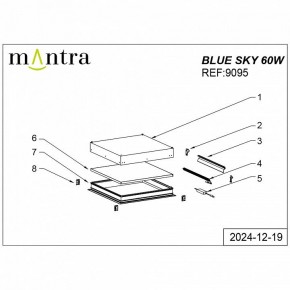 Встраиваемый светильник Mantra Blue Sky 9095 в Краснокамске - krasnokamsk.ok-mebel.com | фото 5
